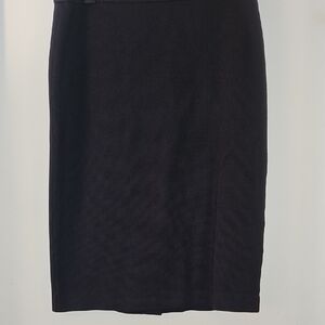 Banana Republic Pencil SKIRT - Elegant DARK Navy BLUE & White Polka DOTS